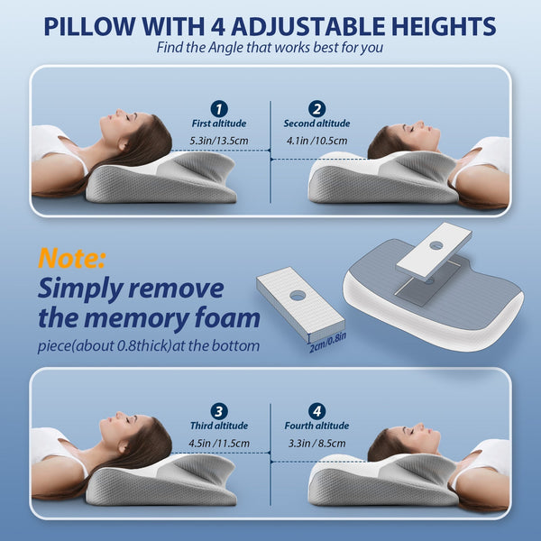 Butterfly Shape Cervical Memory Pillow For Pain Relief